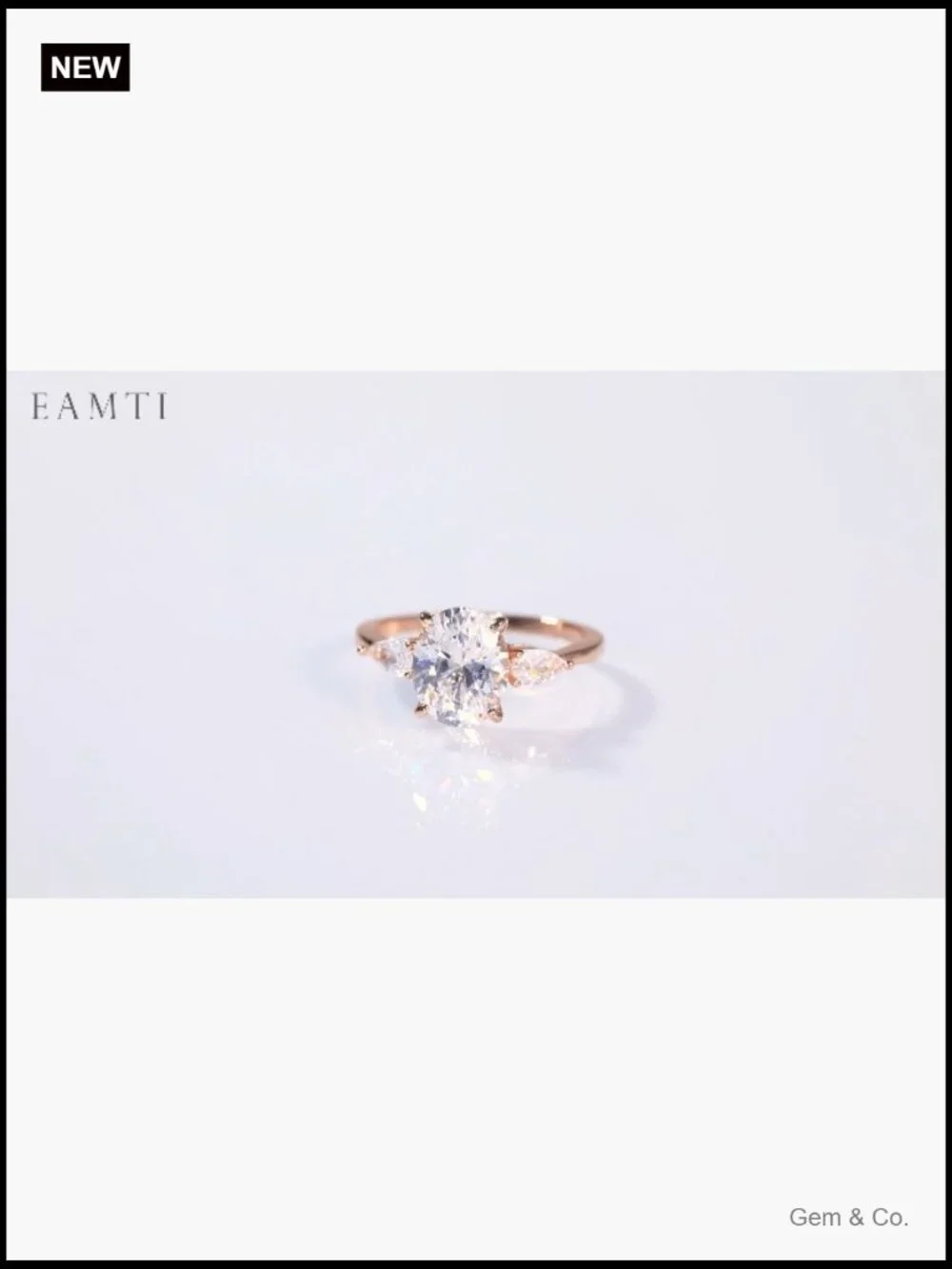 3-Stone Oval Cut CZ Wedding Promise Ring Sterling Silver S925 Size 3-13